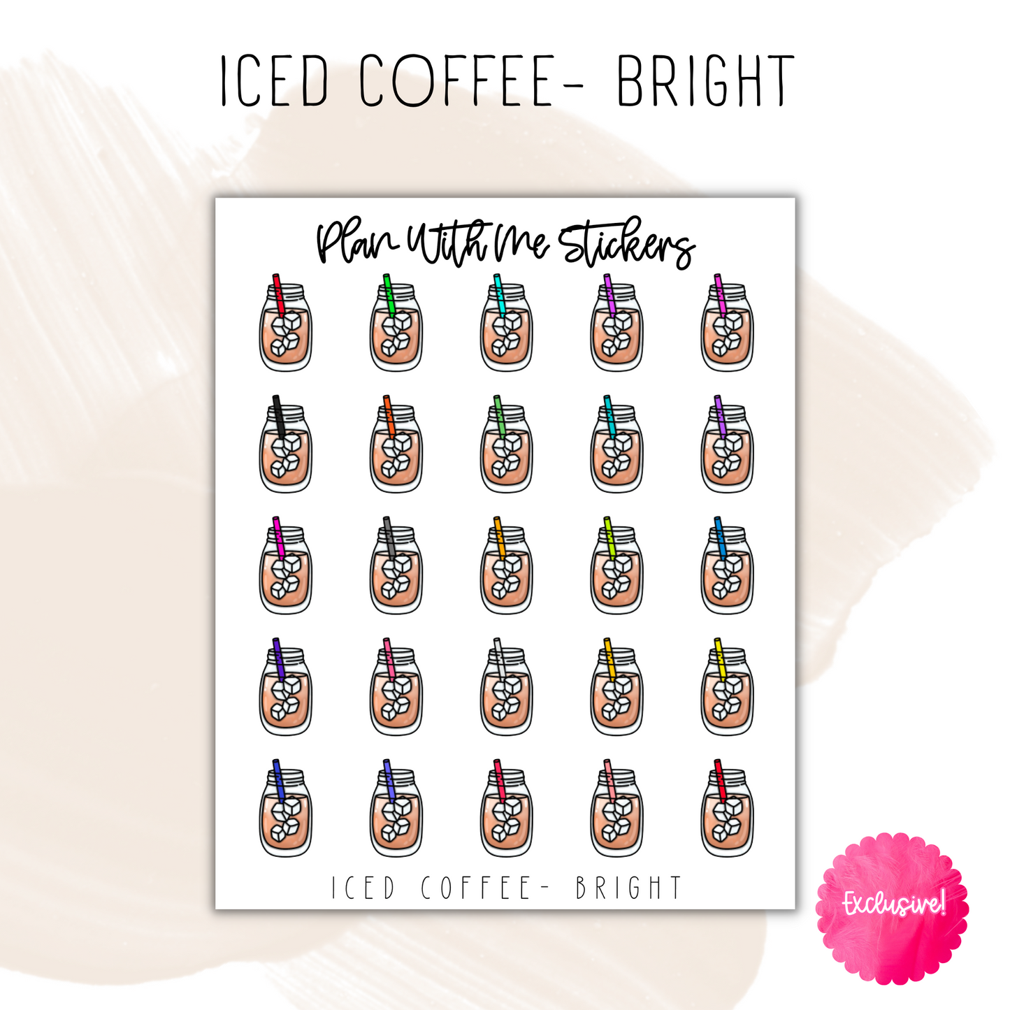 Iced Coffee | Doodles