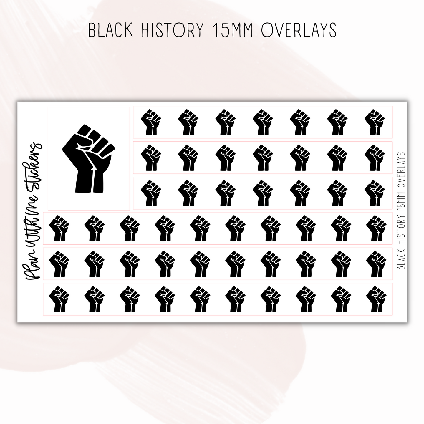 Black History 15mm Overlays