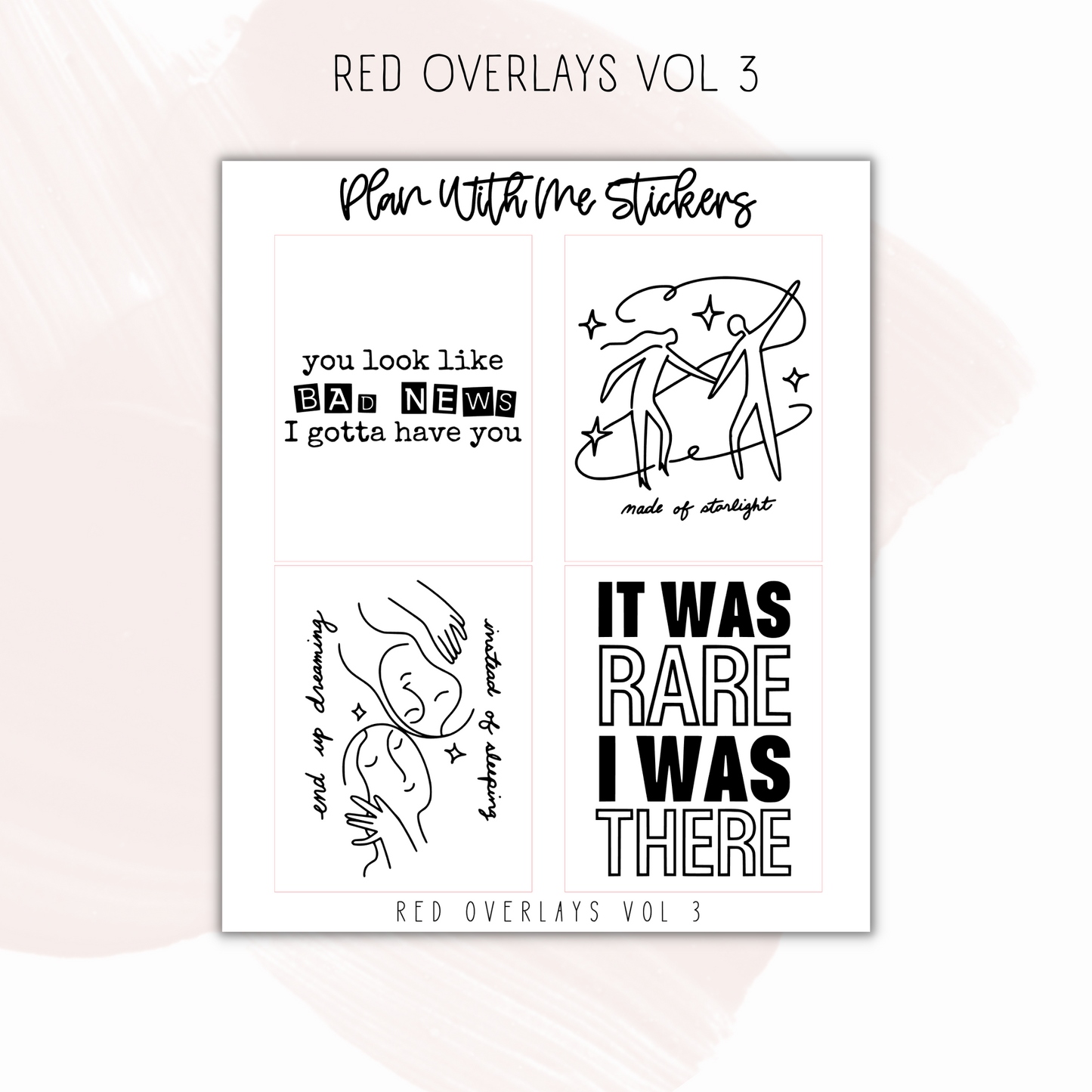 Red Overlays Vol 3