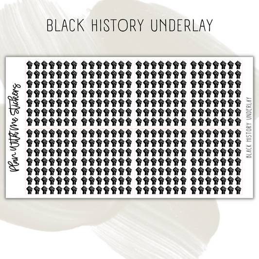 Black History Underlay