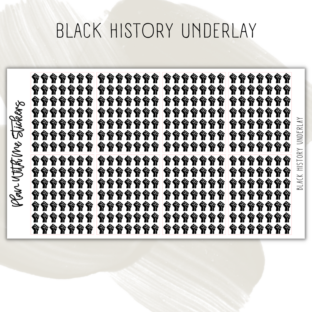 Black History Underlay