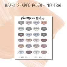 Load image into Gallery viewer, Heart Shaped Pool | Doodles
