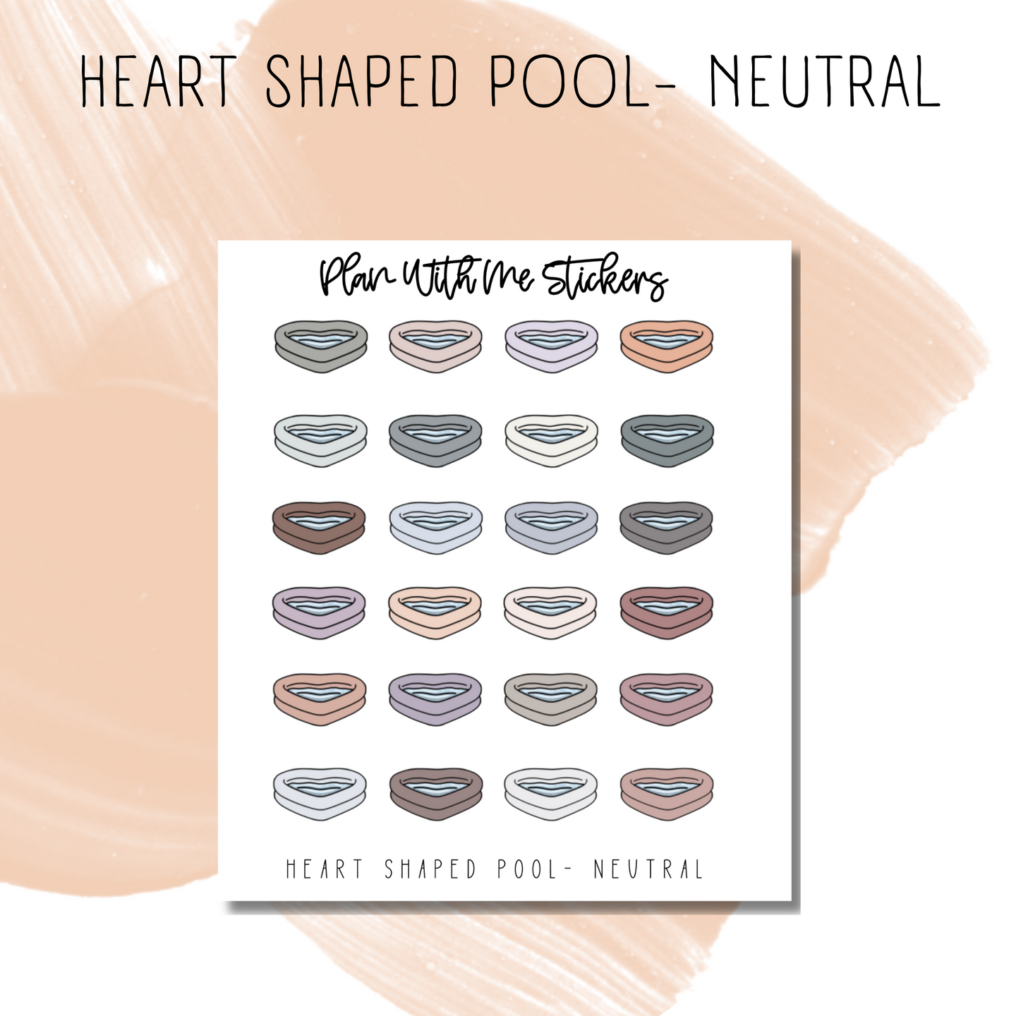 Heart Shaped Pool | Doodles