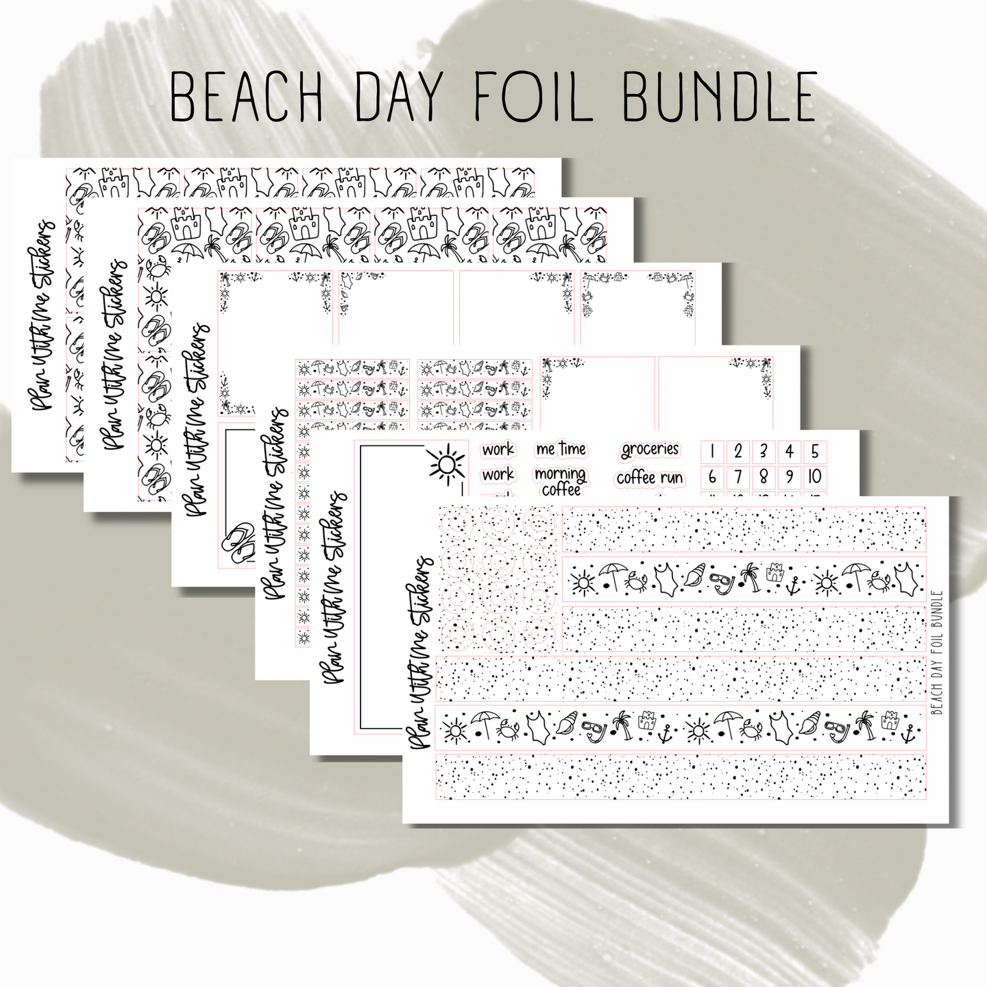 Beach Day Foil Bundle