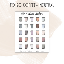 Load image into Gallery viewer, To Go Coffee | Doodles
