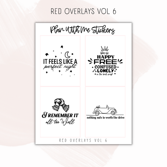 Red Overlays Vol 6