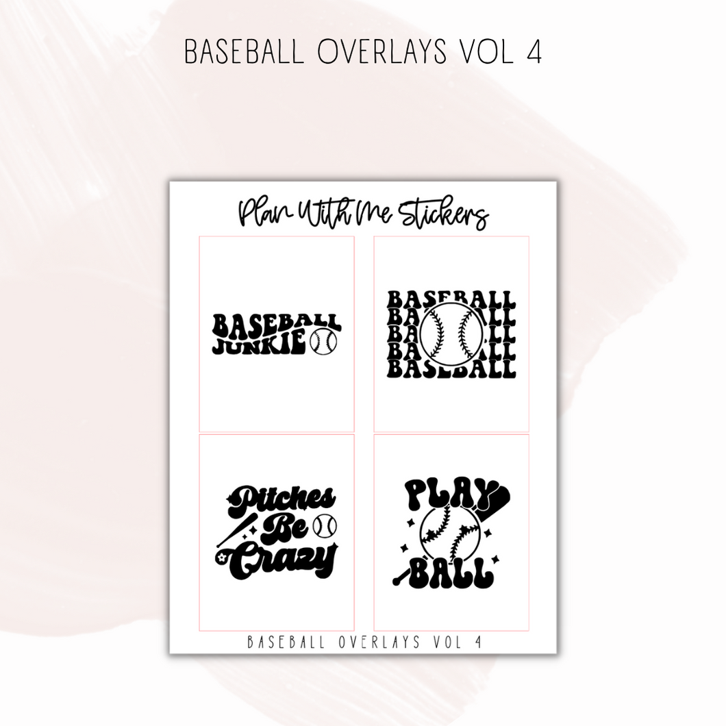 Baseball Overlays Vol 4