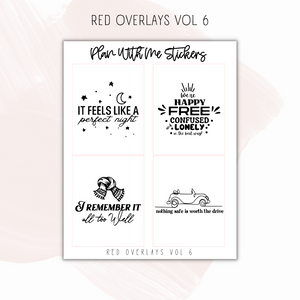 Red Overlay Vol 6