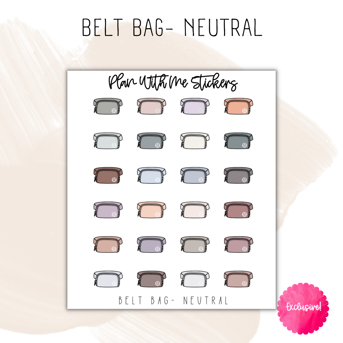 Belt Bag | Doodles