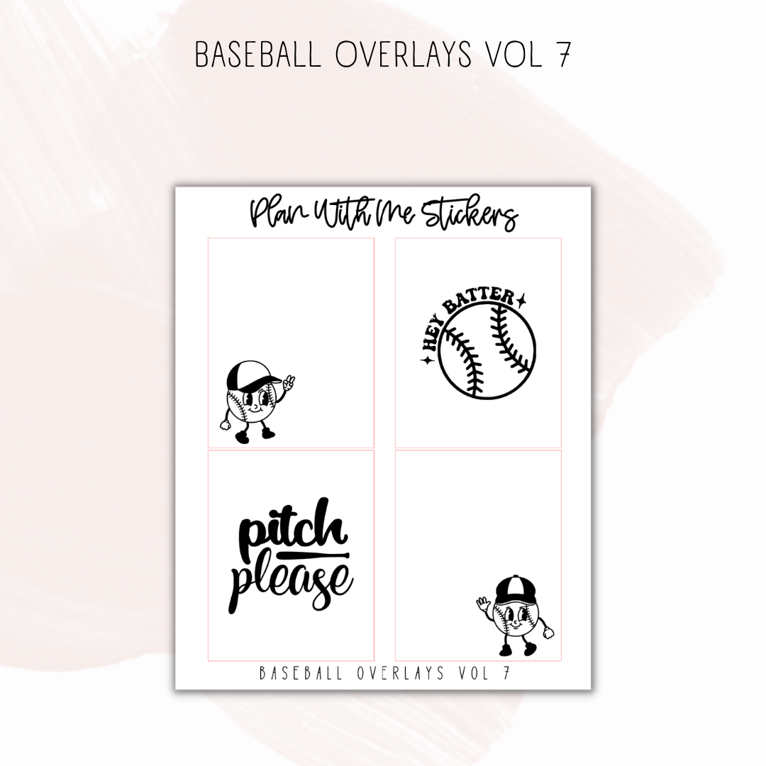 Baseball Overlays Vol 7