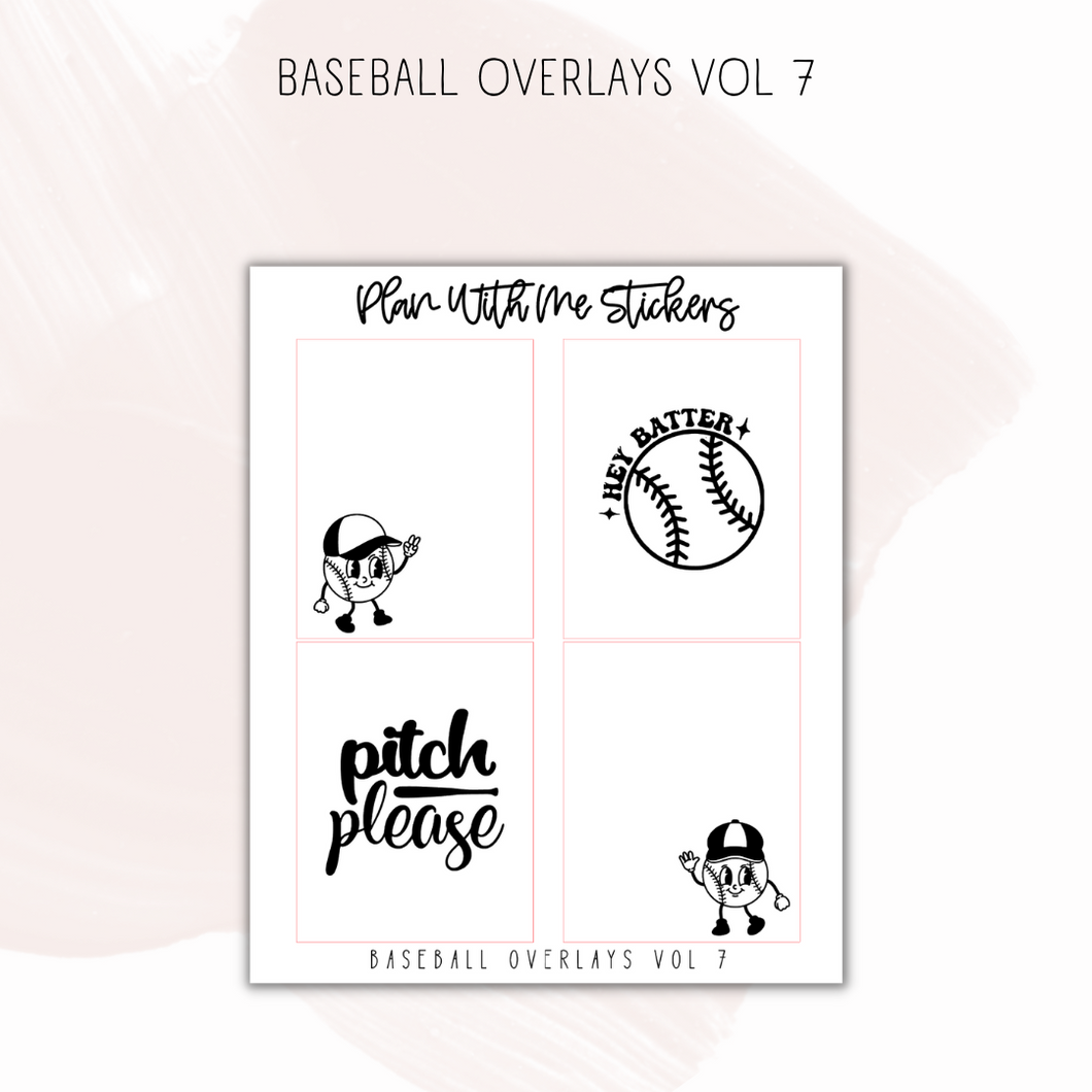 Baseball Overlays Vol 7