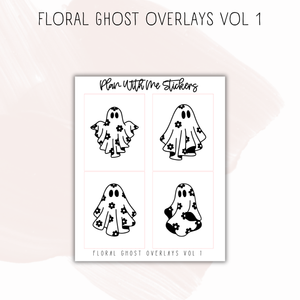 Floral Ghost Overlays Vol 1