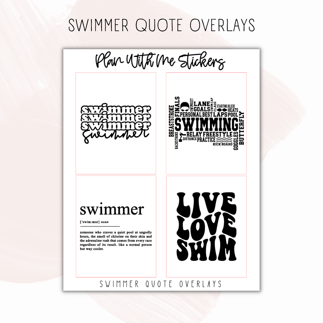 Swimmer Overlays