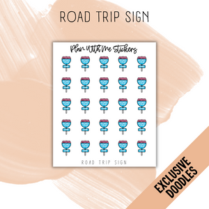 Road Trip Sign | Doodles