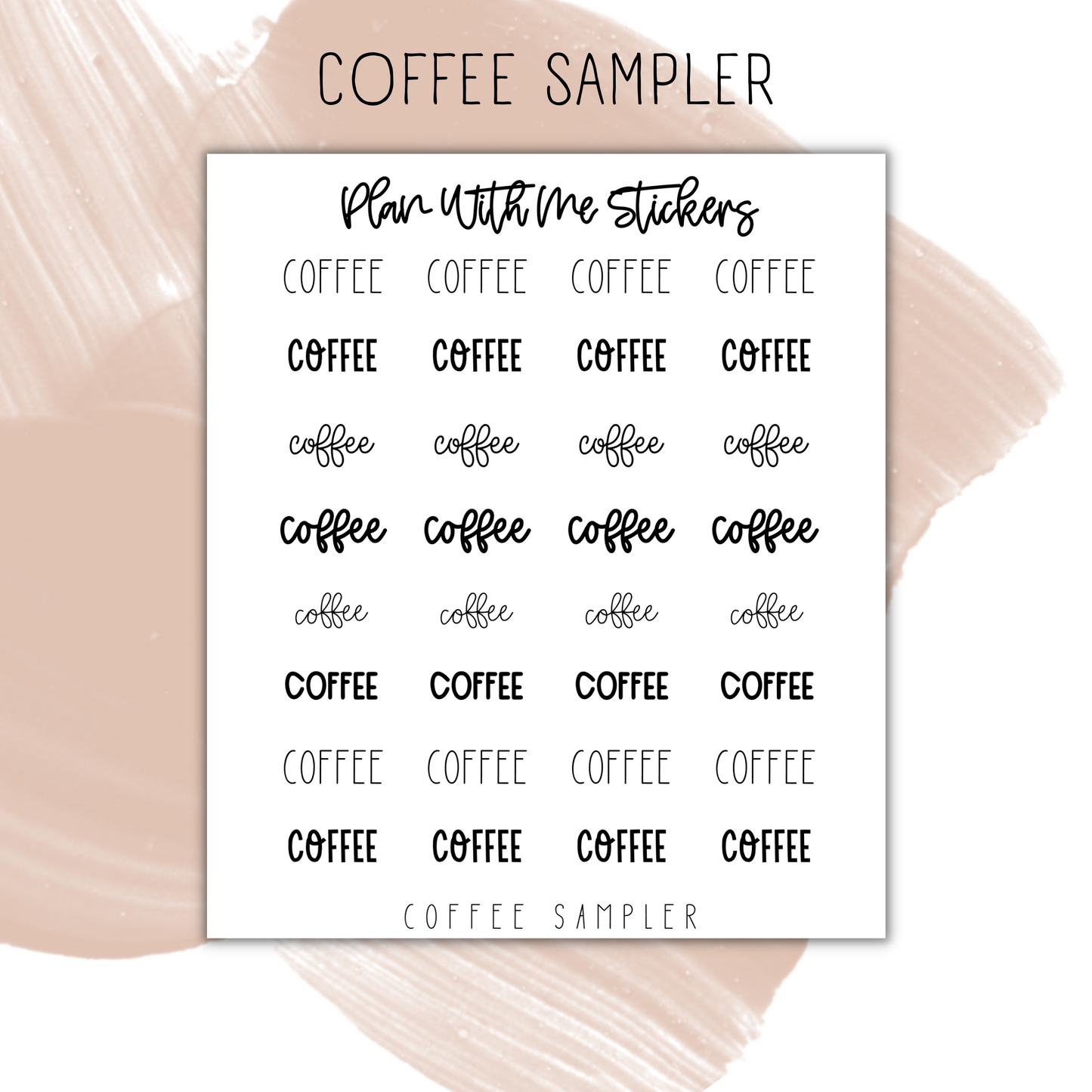 Coffee Sampler | Scripts