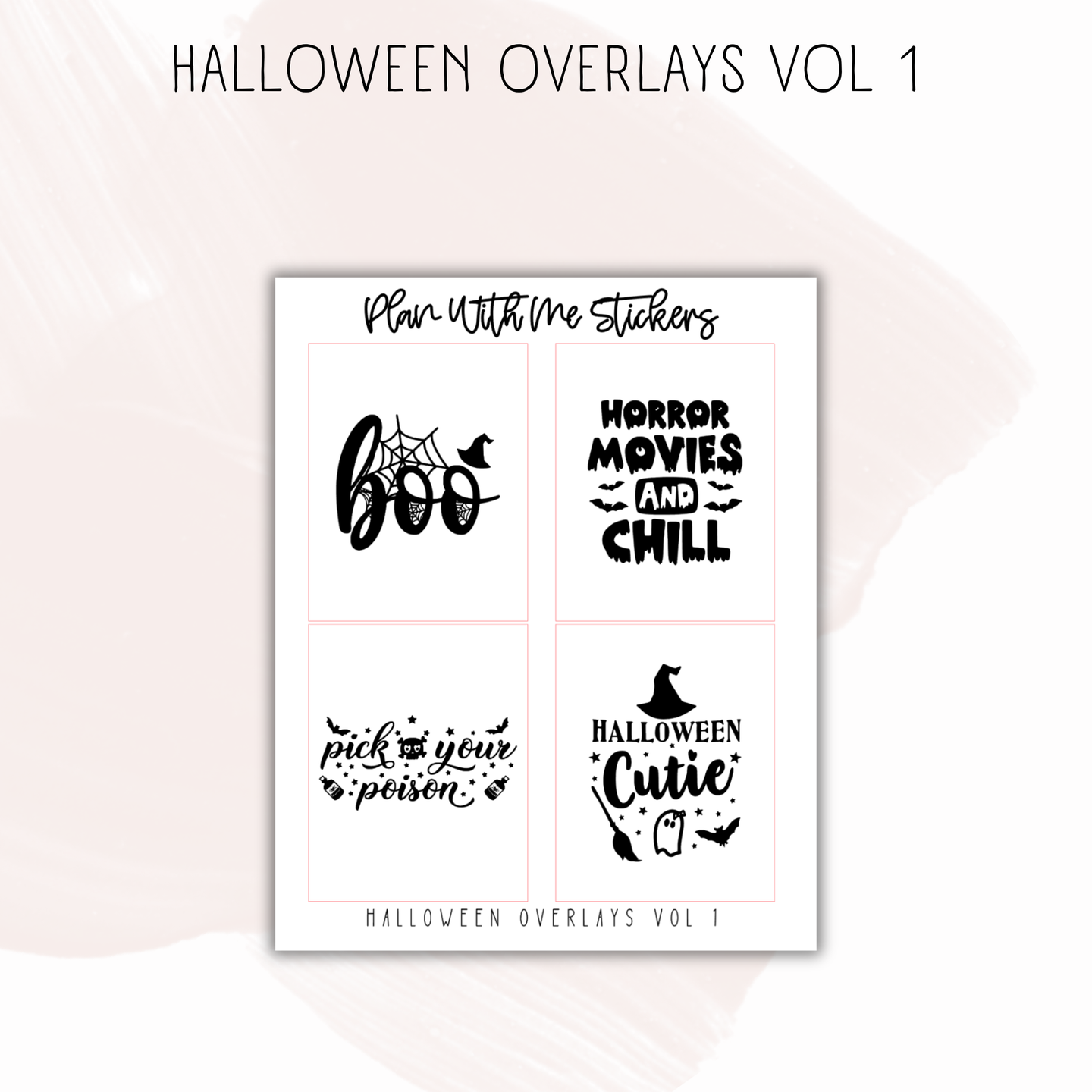 Halloween Overlays Vol 1