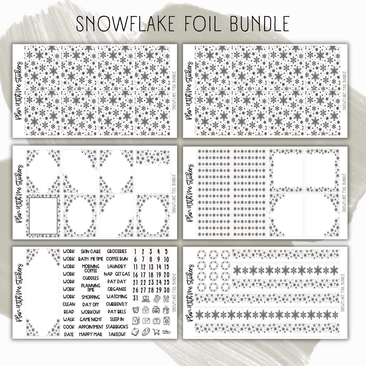 Snowflake Foil Bundle