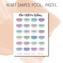 Load image into Gallery viewer, Heart Shaped Pool | Doodles
