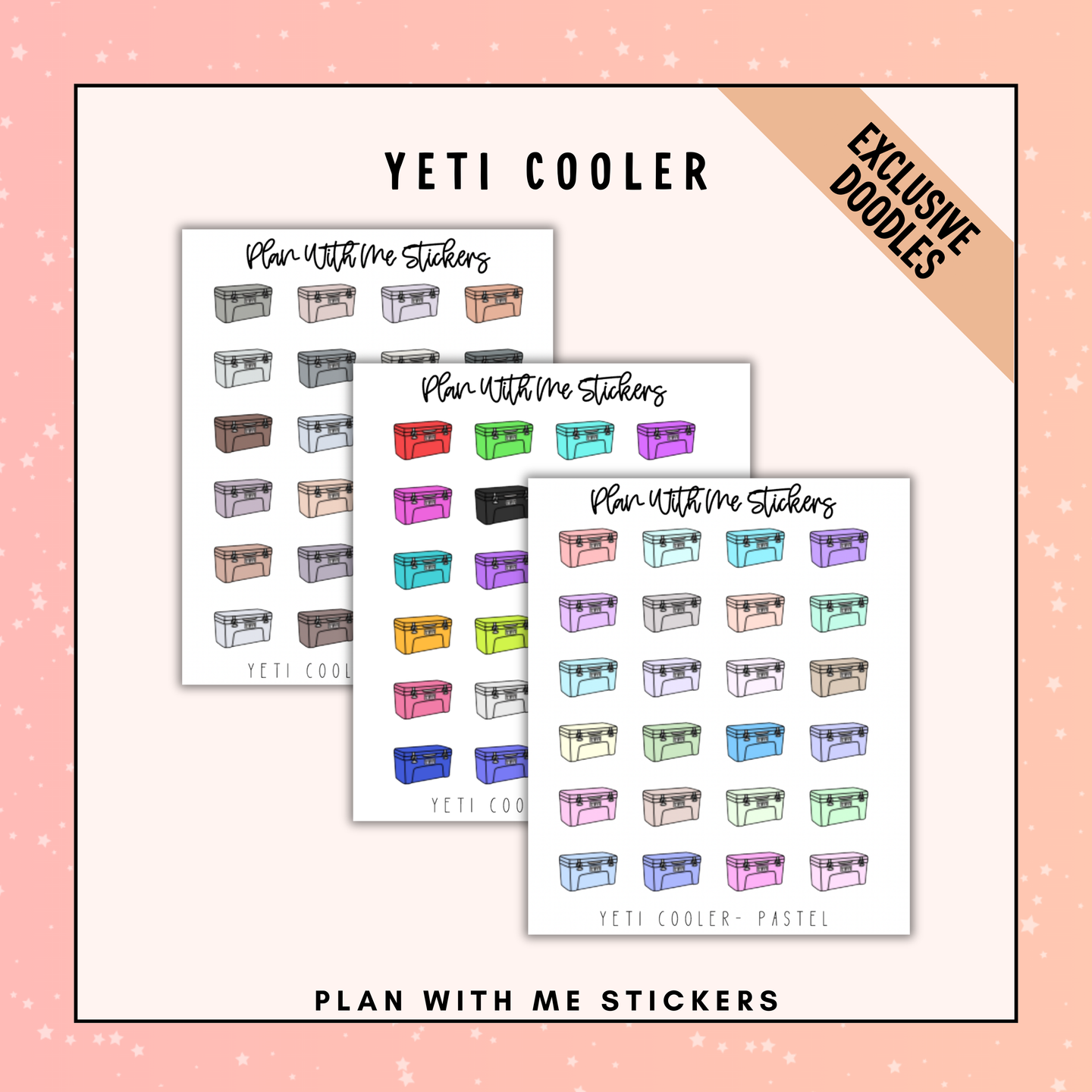 Yeti Cooler | Doodles