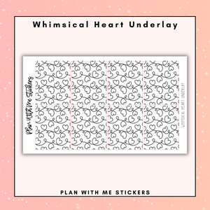 Whimsical Heart Underlay