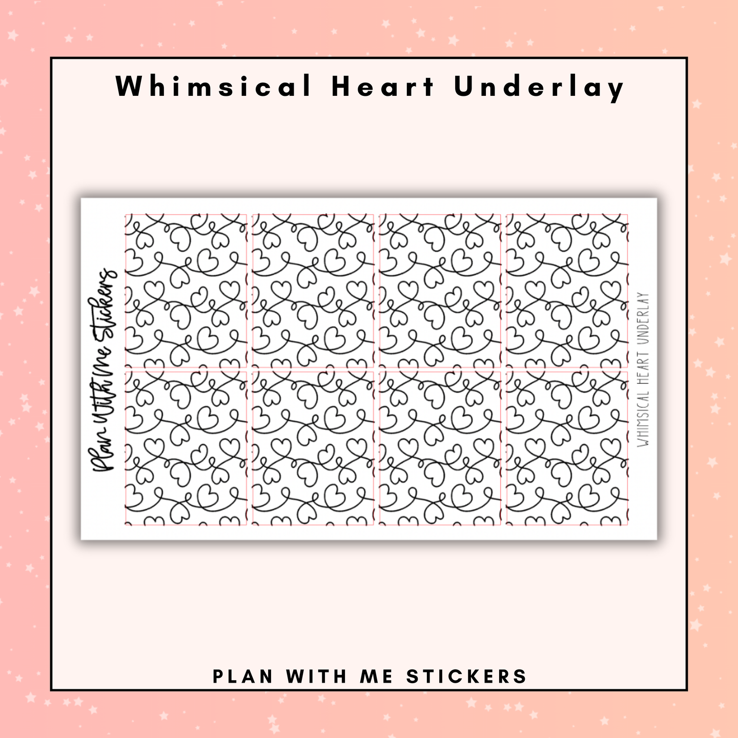 Whimsical Heart Underlay