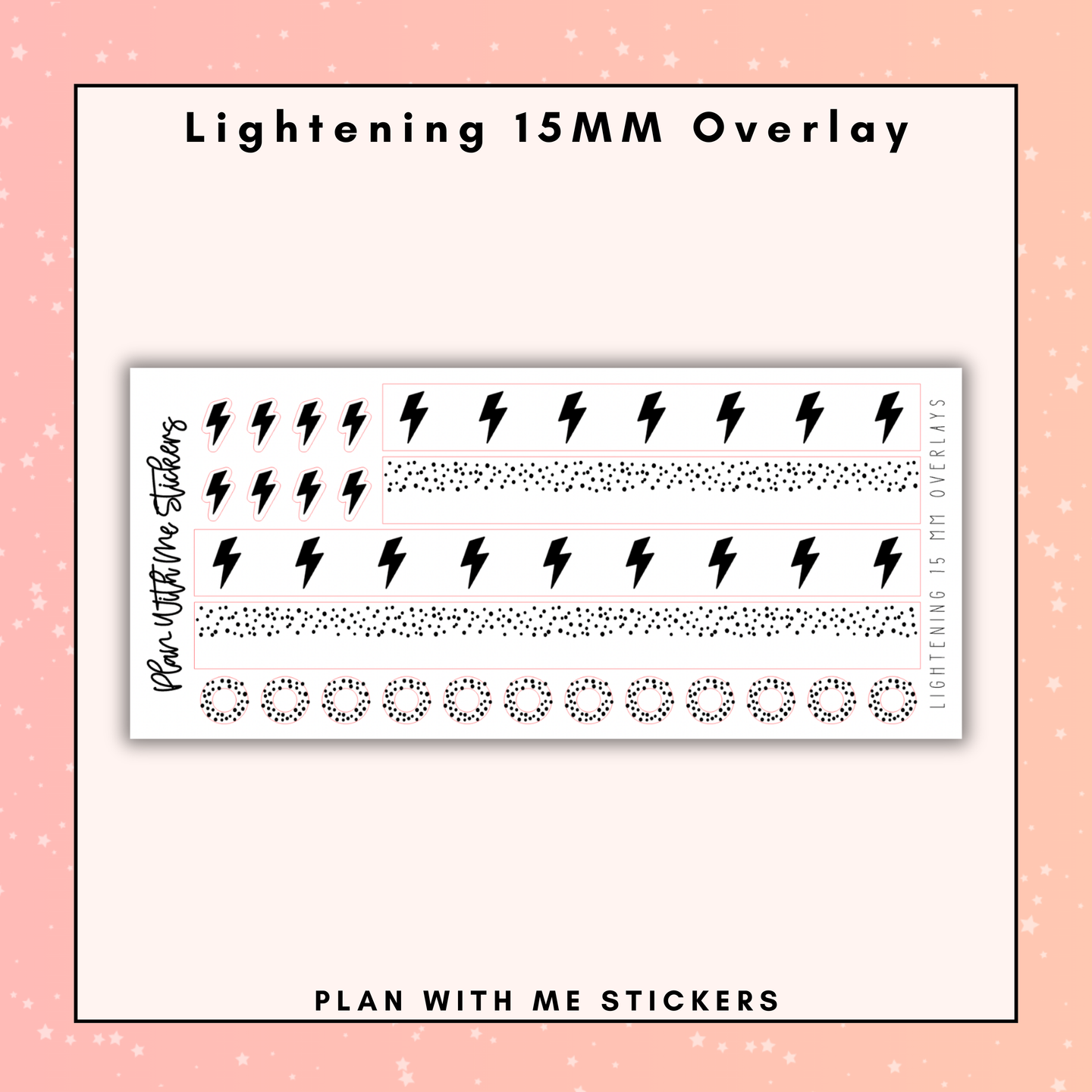 Lightening 15 MM Overlays