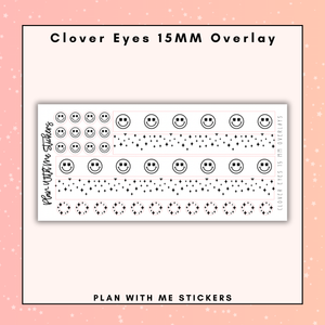 Clover Eyes 15MM Overlays