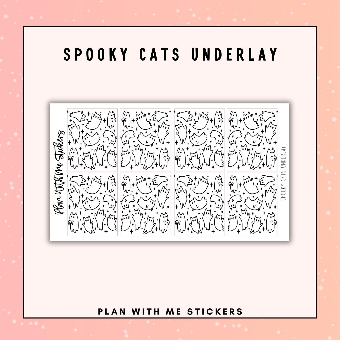 Spooky Cats Underlay