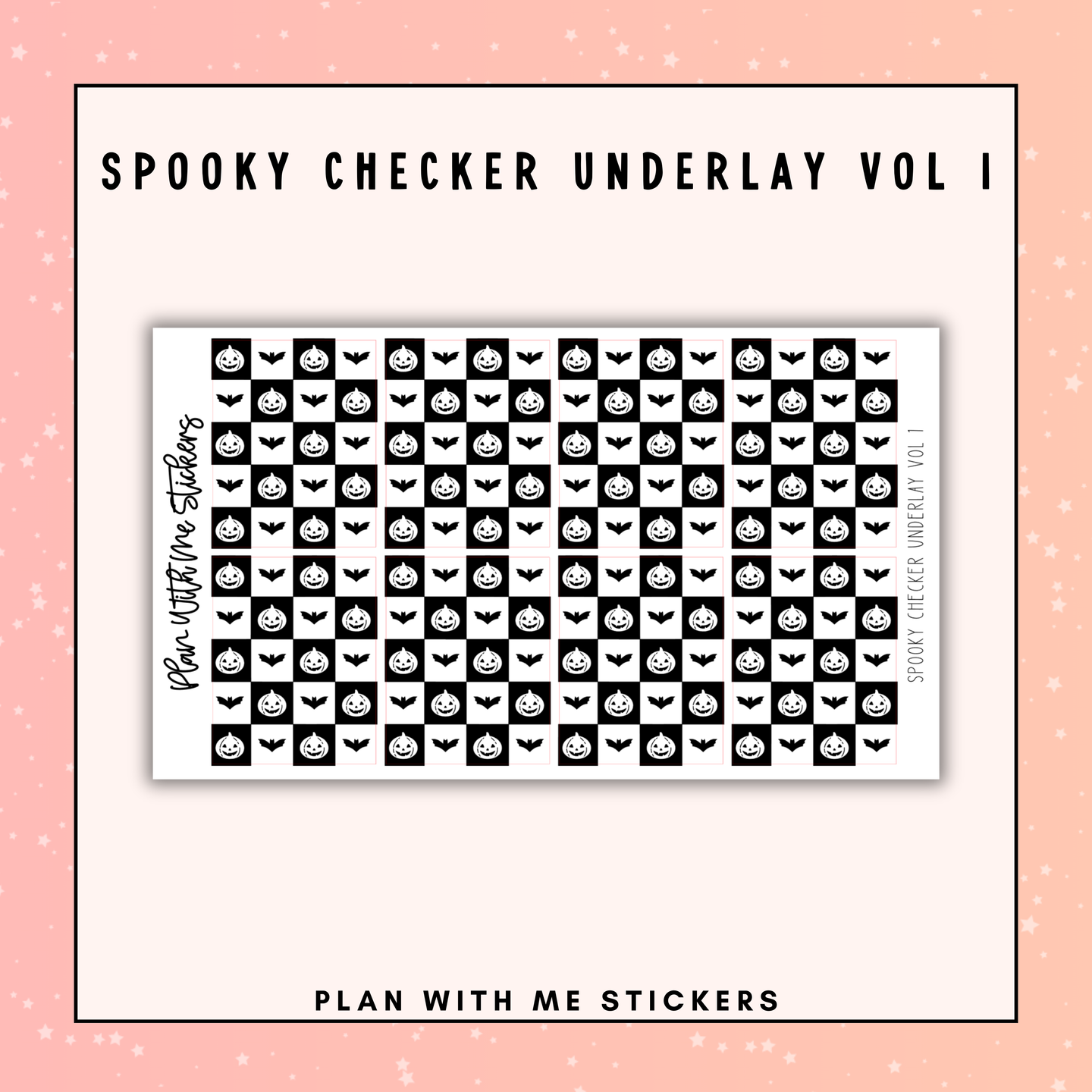 Spooky Checker Underlay Vol 1