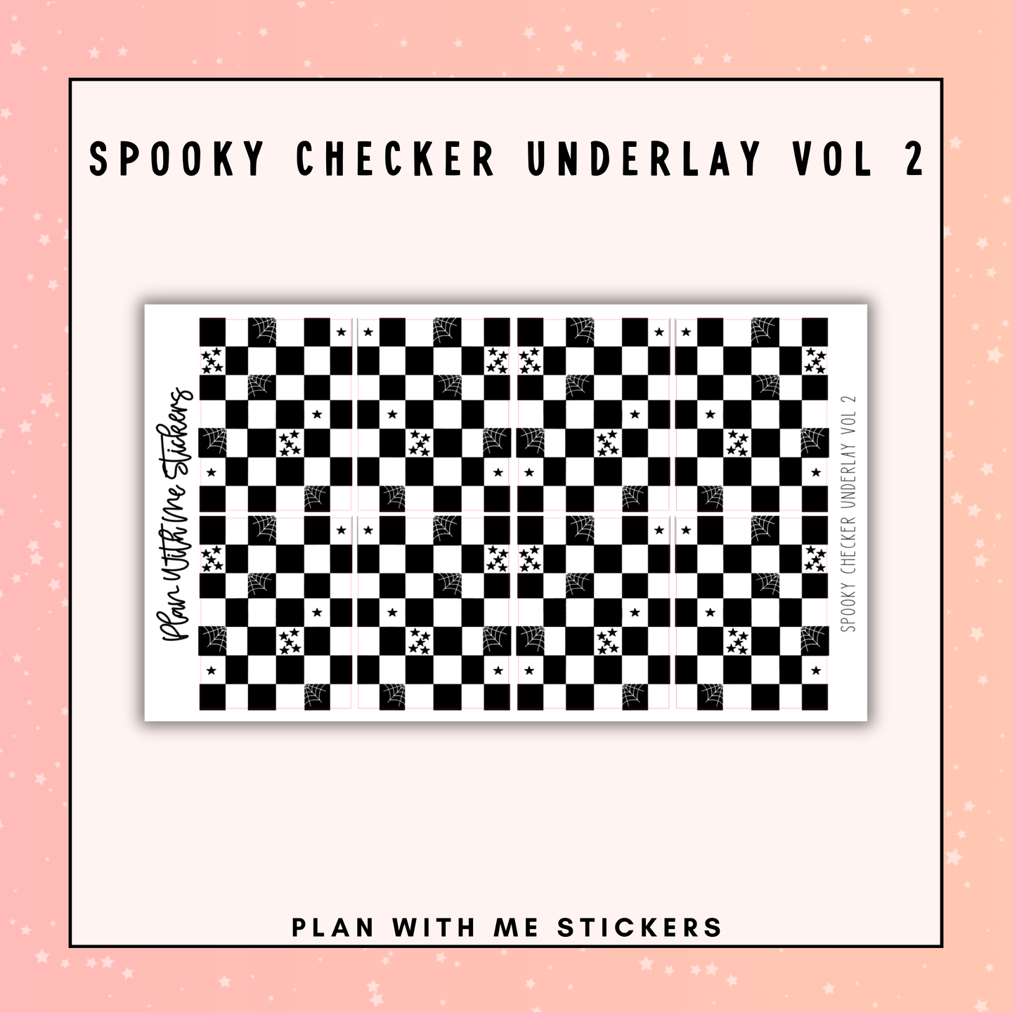 Spooky Checker Underlay Vol 2