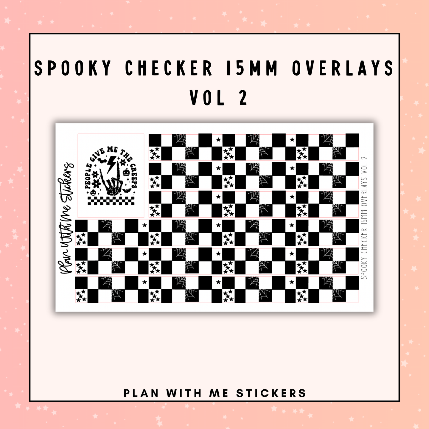 Spooky Checker 15MM Overlays Vol 2