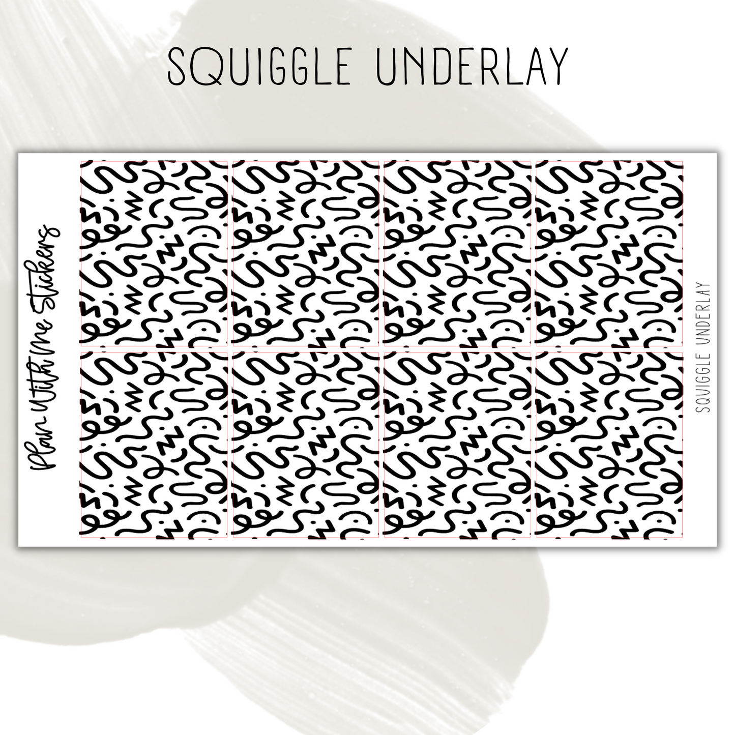 Squiggle Underlay