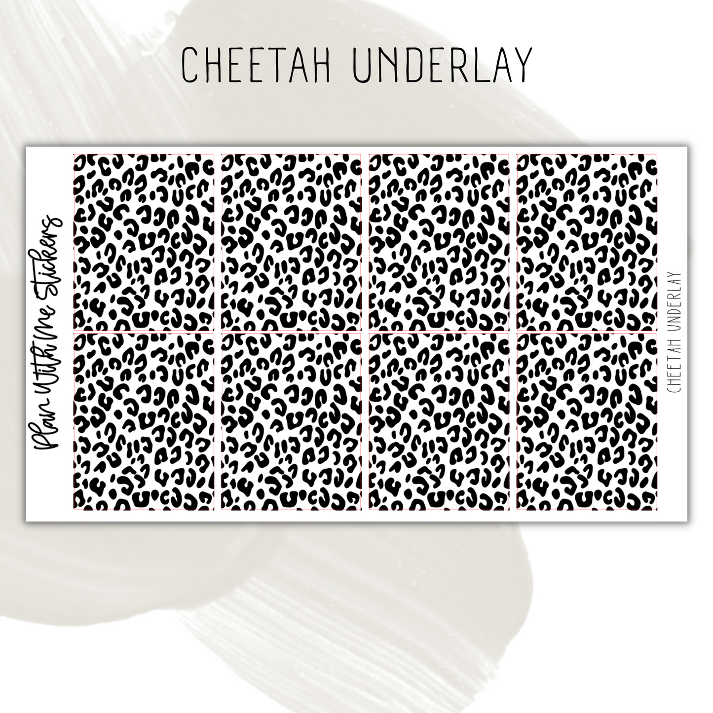 Cheetah Underlay