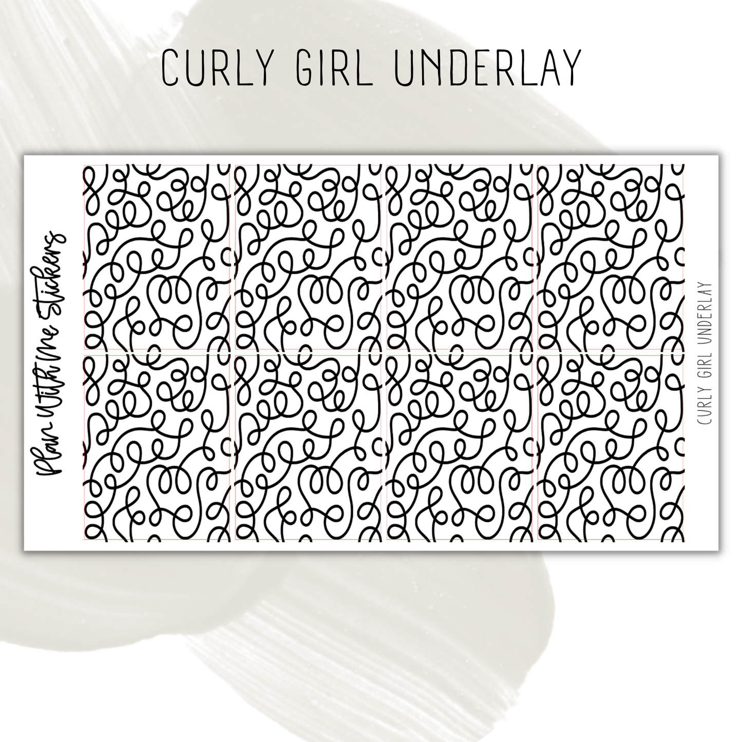 Curly Girl Underlay