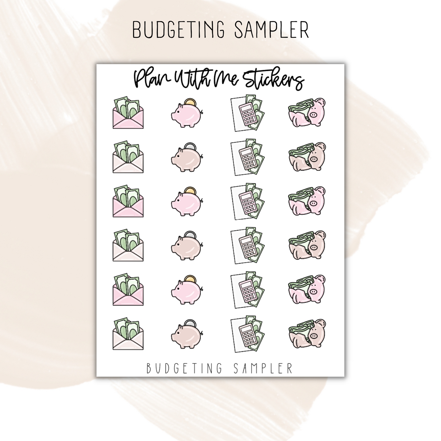 Budgeting Sampler | Doodles
