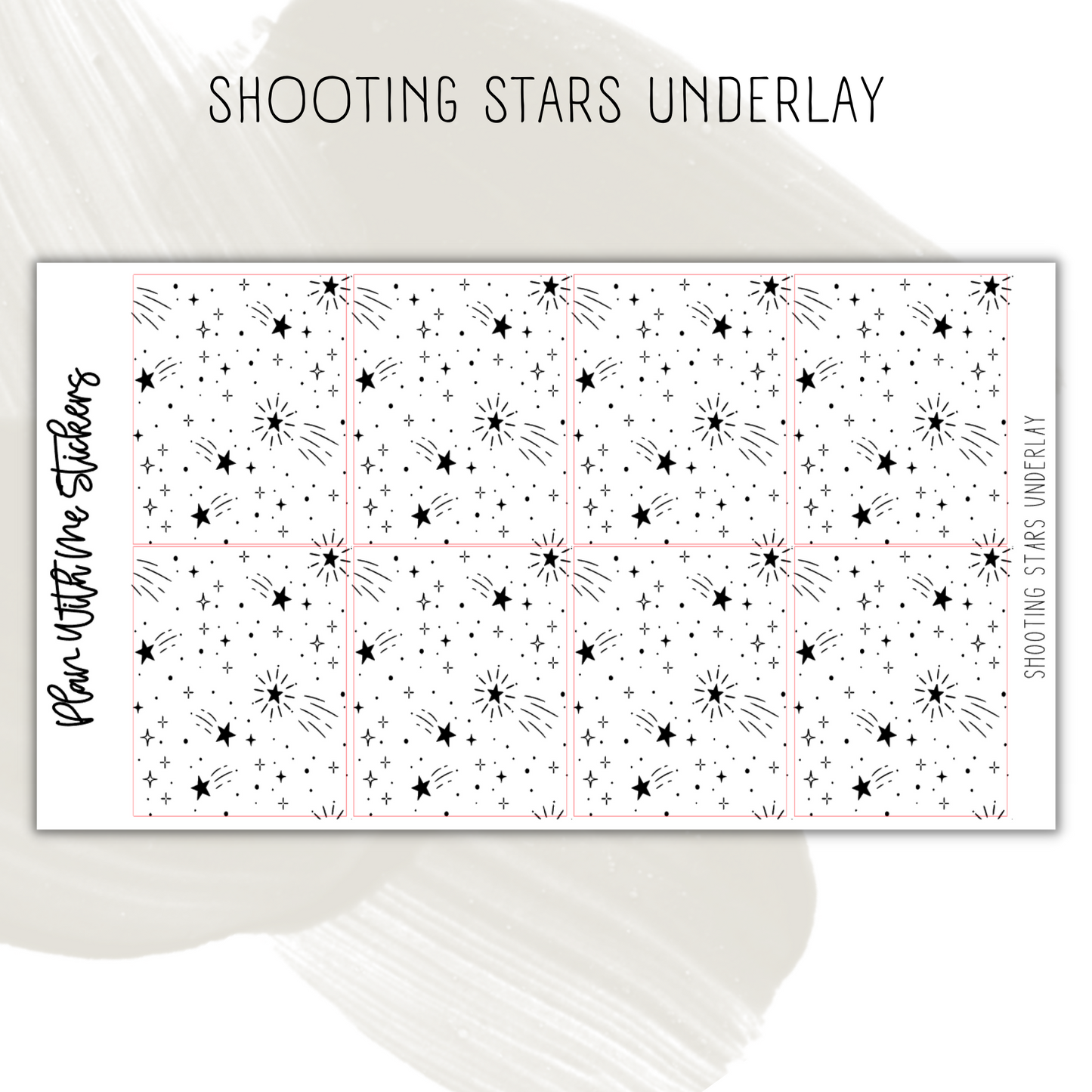 Shooting Stars Underlay