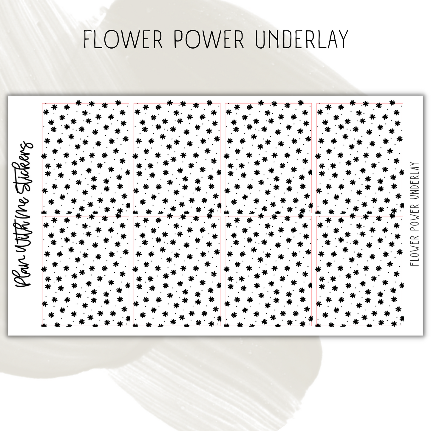 Flower Power Underlay