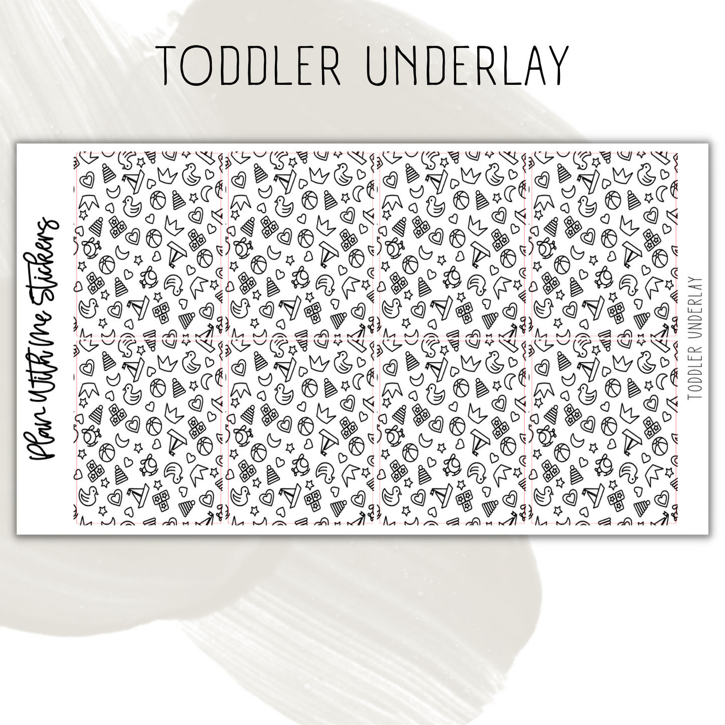 Toddler Underlay