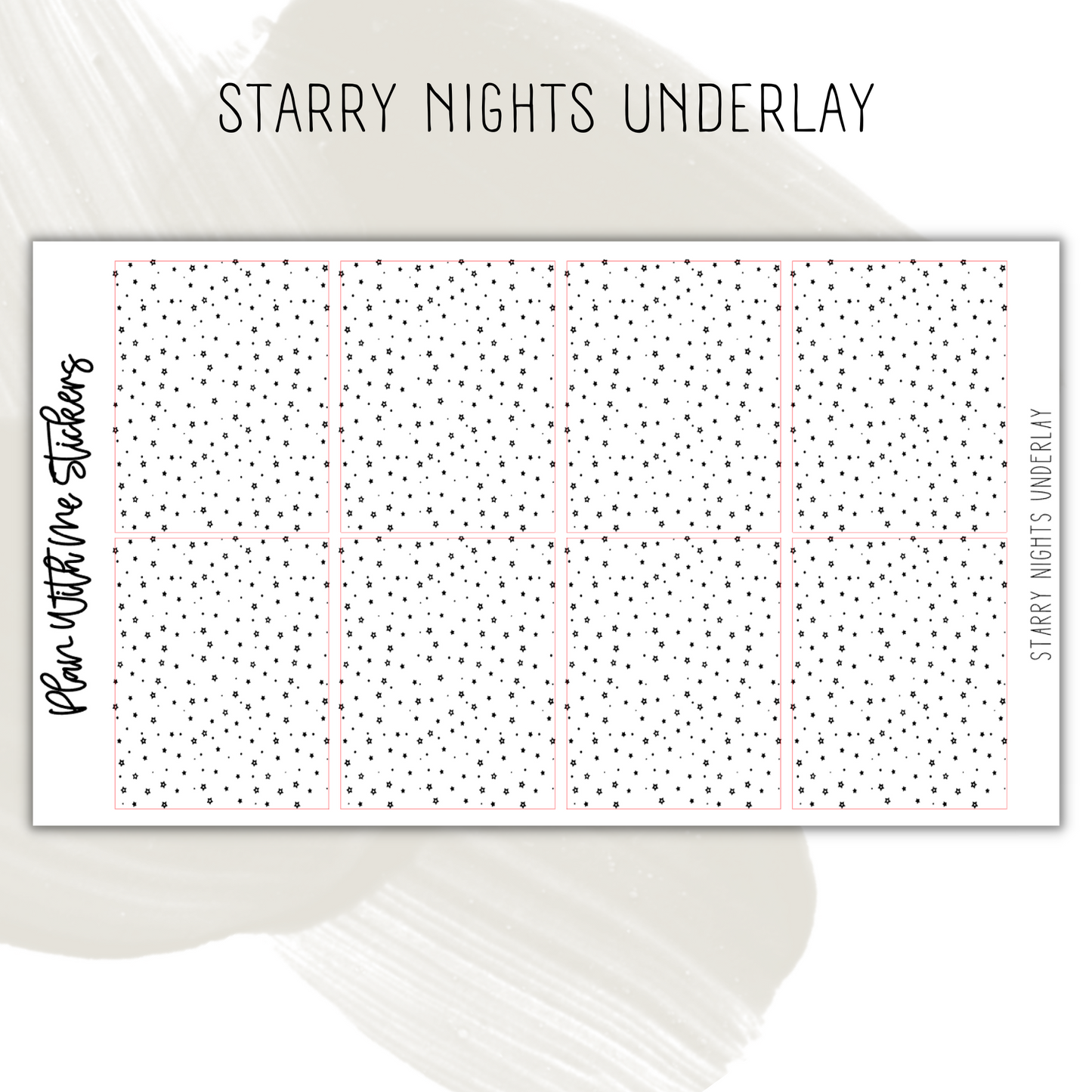 Starry Nights Underlay