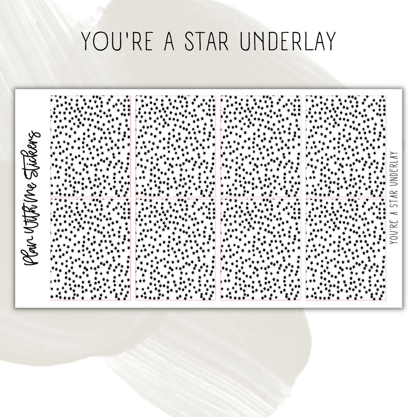 You're A Star Underlay