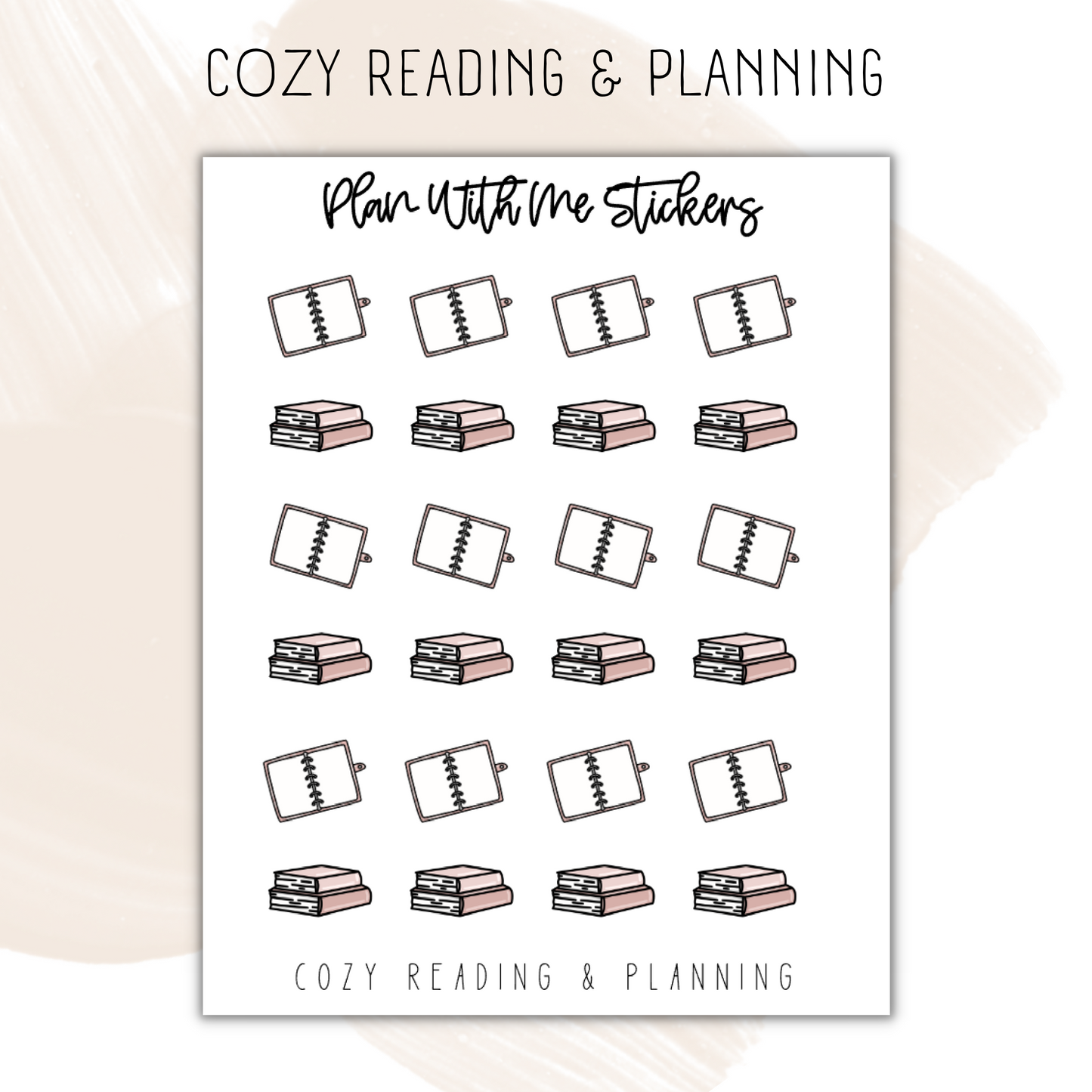 Cozy Reading & Planning | Doodles