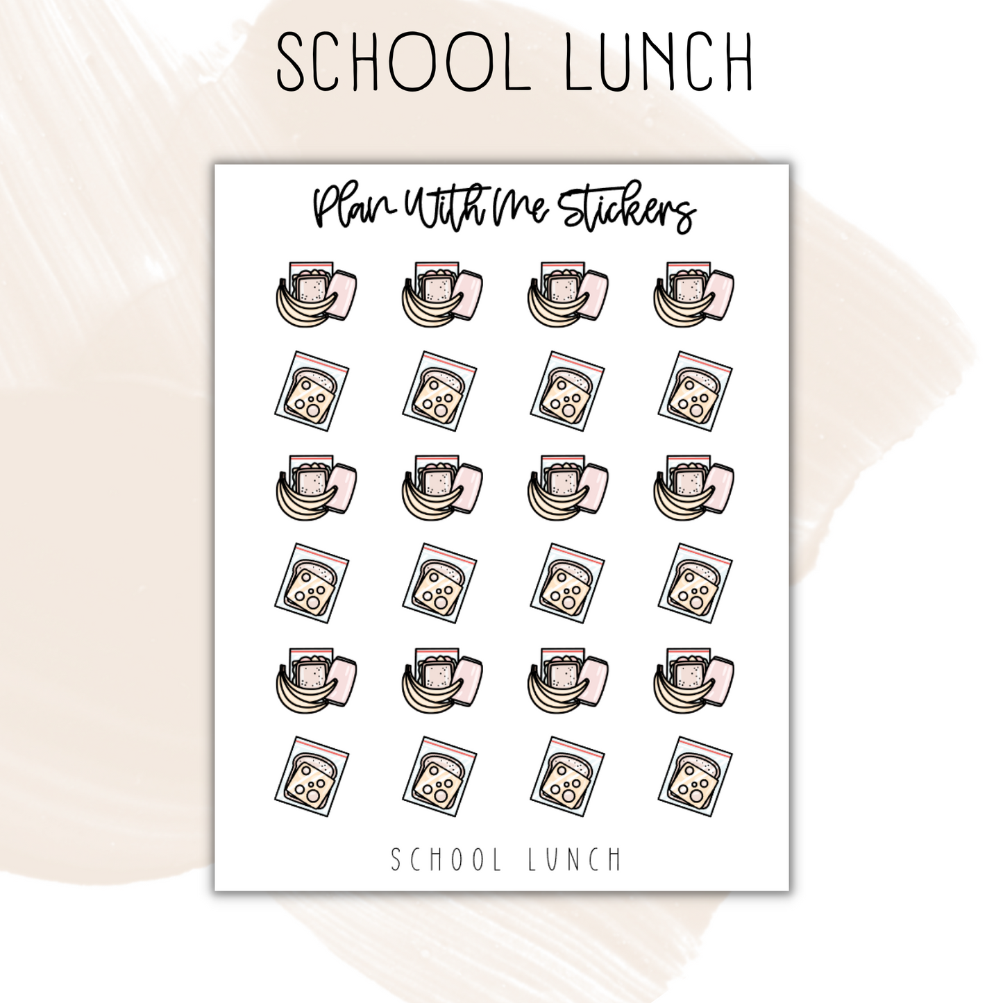 School Lunch | Doodles