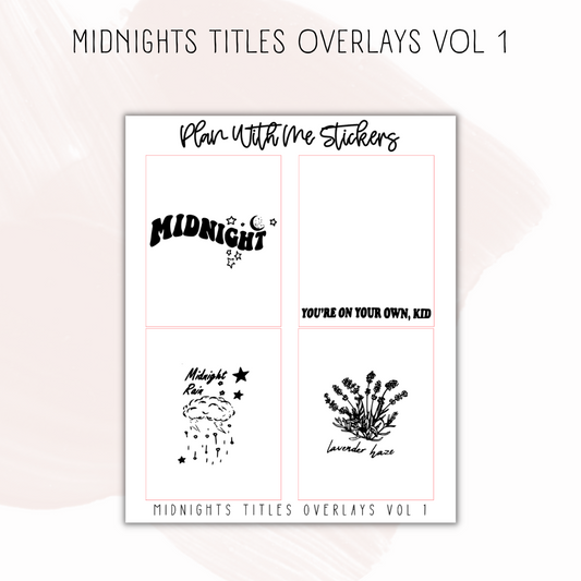 Midnights Titles Overlays Vol 1