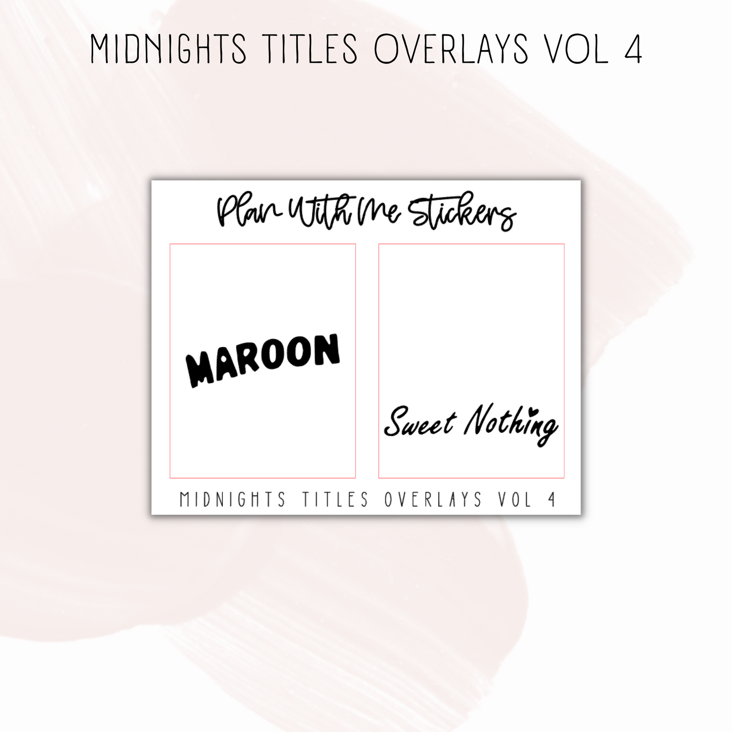 Midnights Titles Overlays (Vol 4)