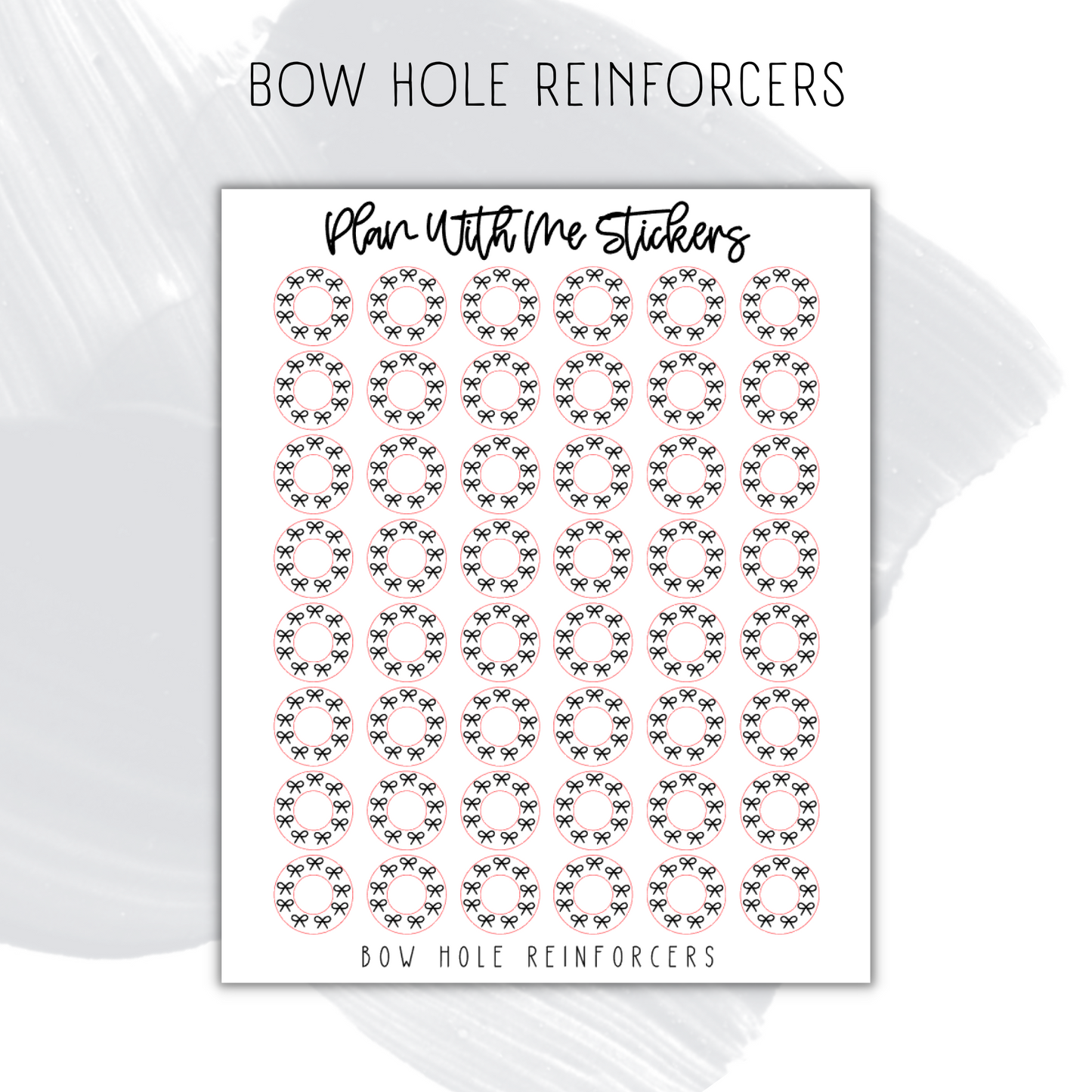 Bow Hole Reinforcers