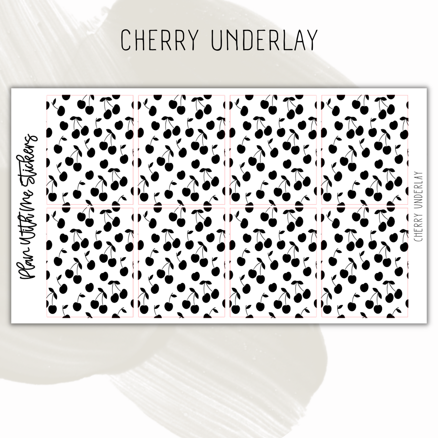 Cherry Underlay