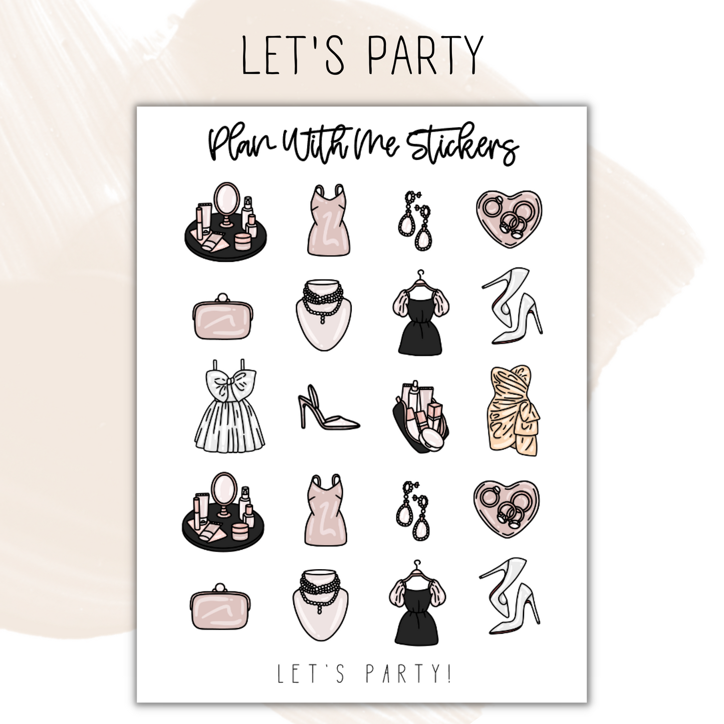 Let's Party | Doodles