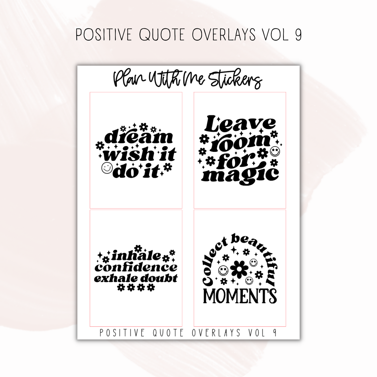 Positive Quote Overlays Vol 7