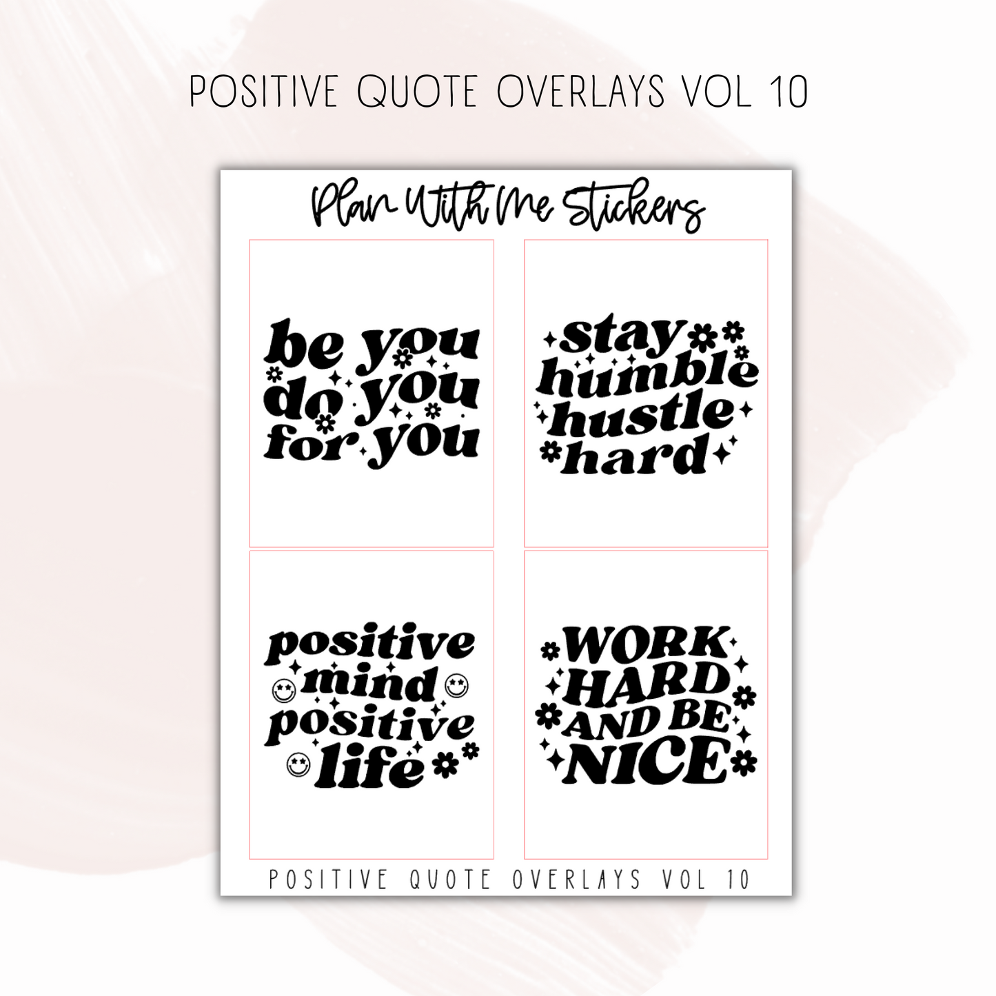 Positive Quote Overlays Vol 10